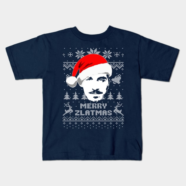 Merry Zlatmas Kids T-Shirt by Nerd_art